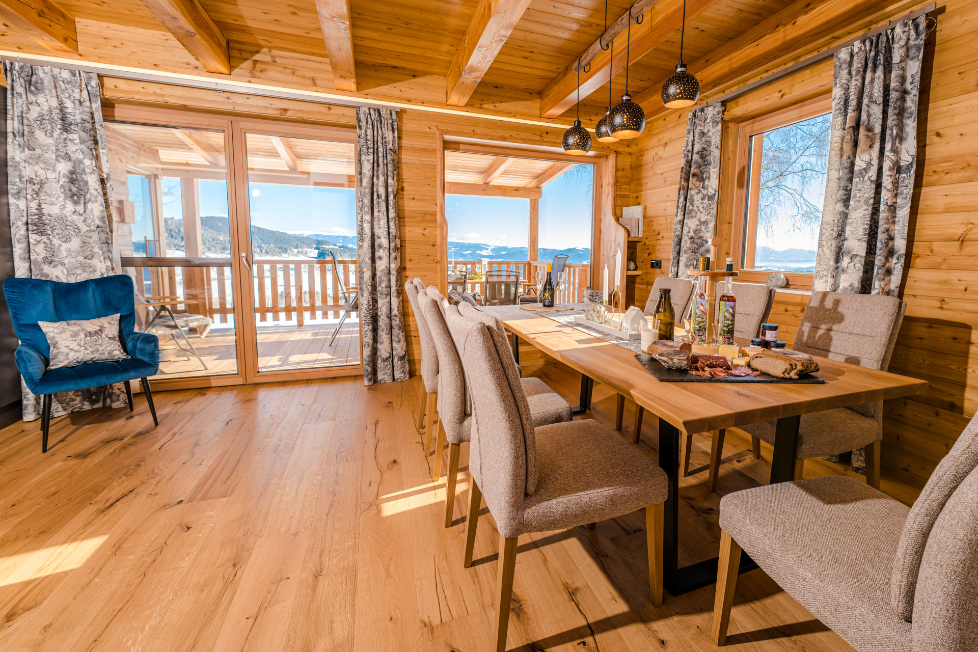 Unterkunft: Wohnküche Lärchenchalet - Hochleben Chalets