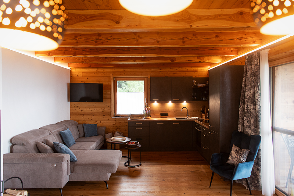 Unterkunft: Wohnküche - Hochleben Chalets