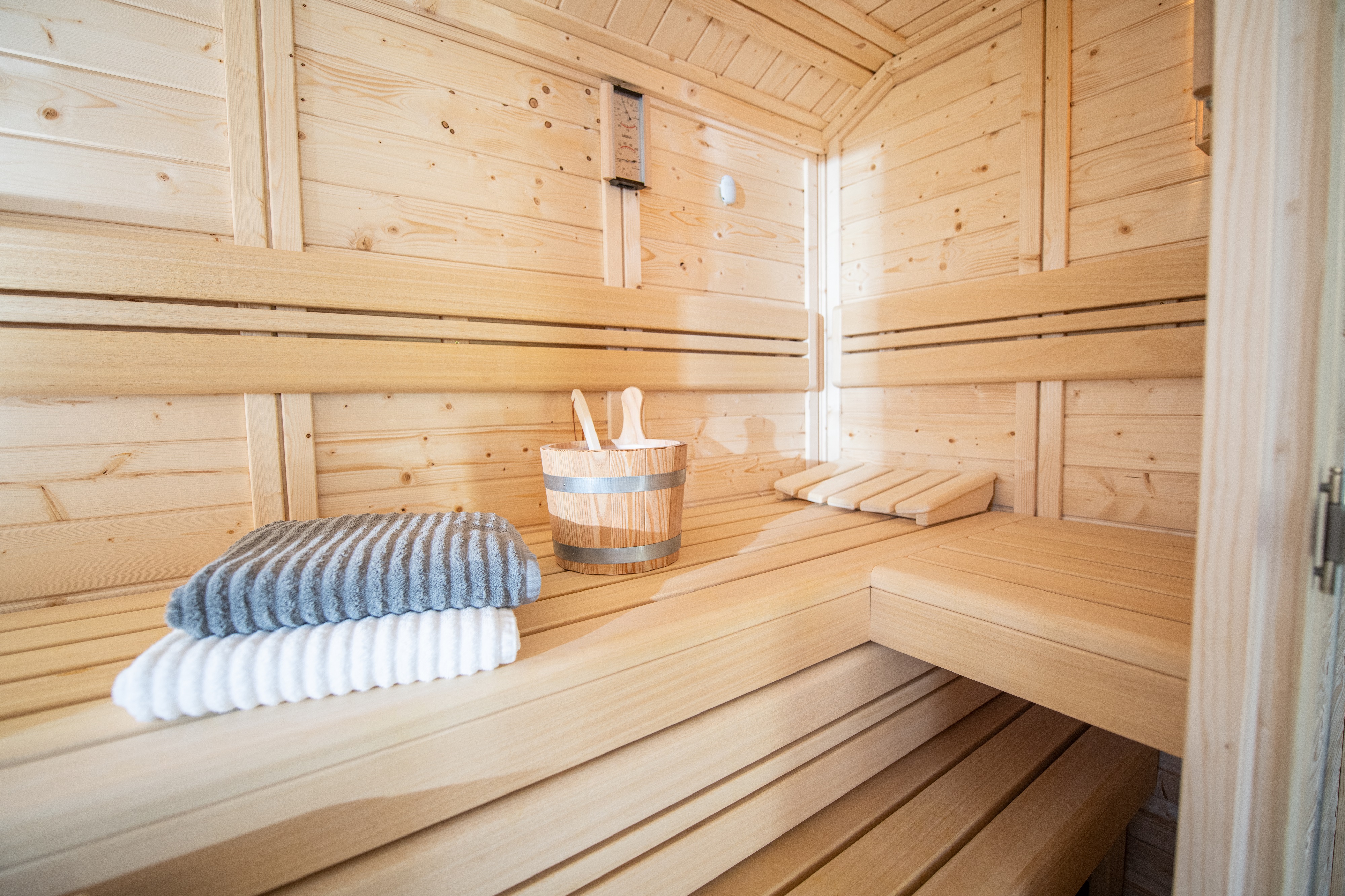 Ferien Bauernhof: Sauna im Ferienhaus - Ferienhof Harms