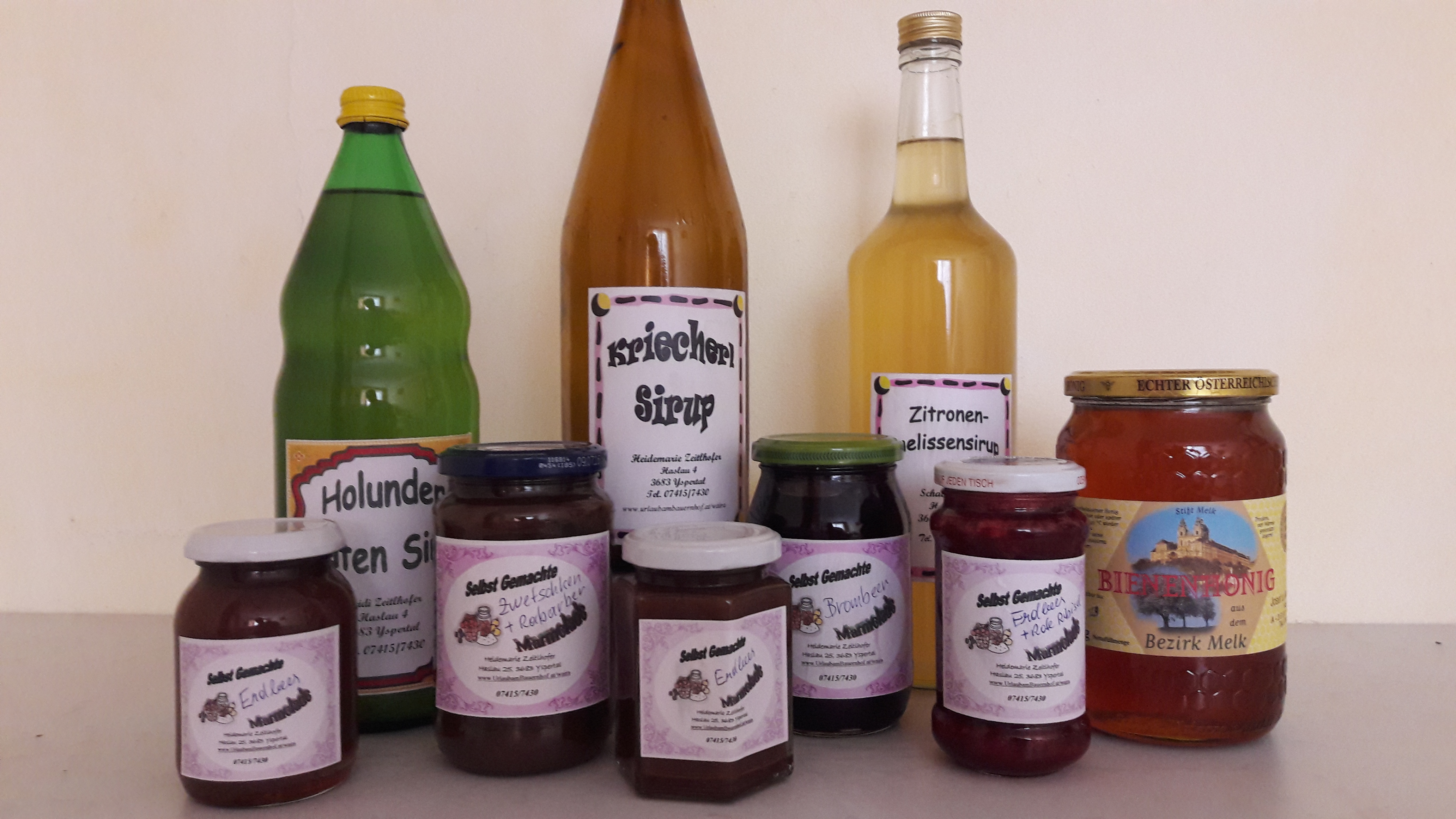 Ferien Bauernhof: Selbstgemachte Säfte, Marmeladen und Schnäpse - Bauernhof Waira