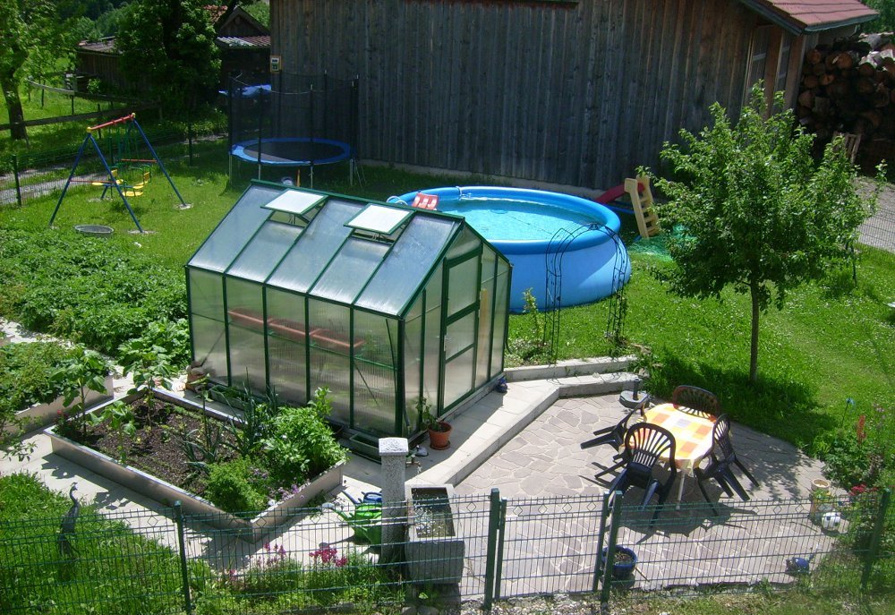 Unterkunft: Unser Garten - Berghof Martin