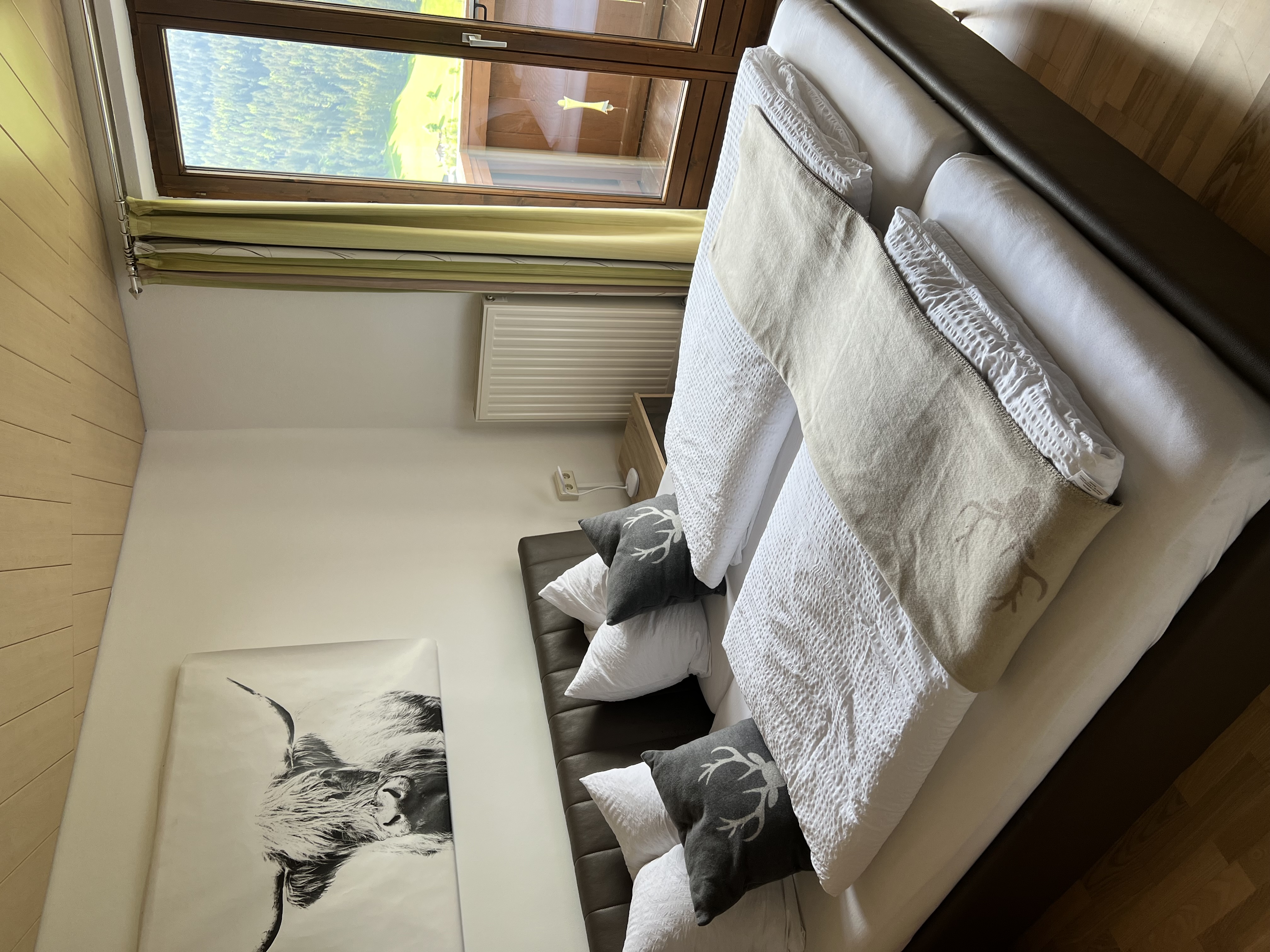 Ferien Bauernhof: Zimmer Wagrain Blick - Bio Bauernhof Oberbenk