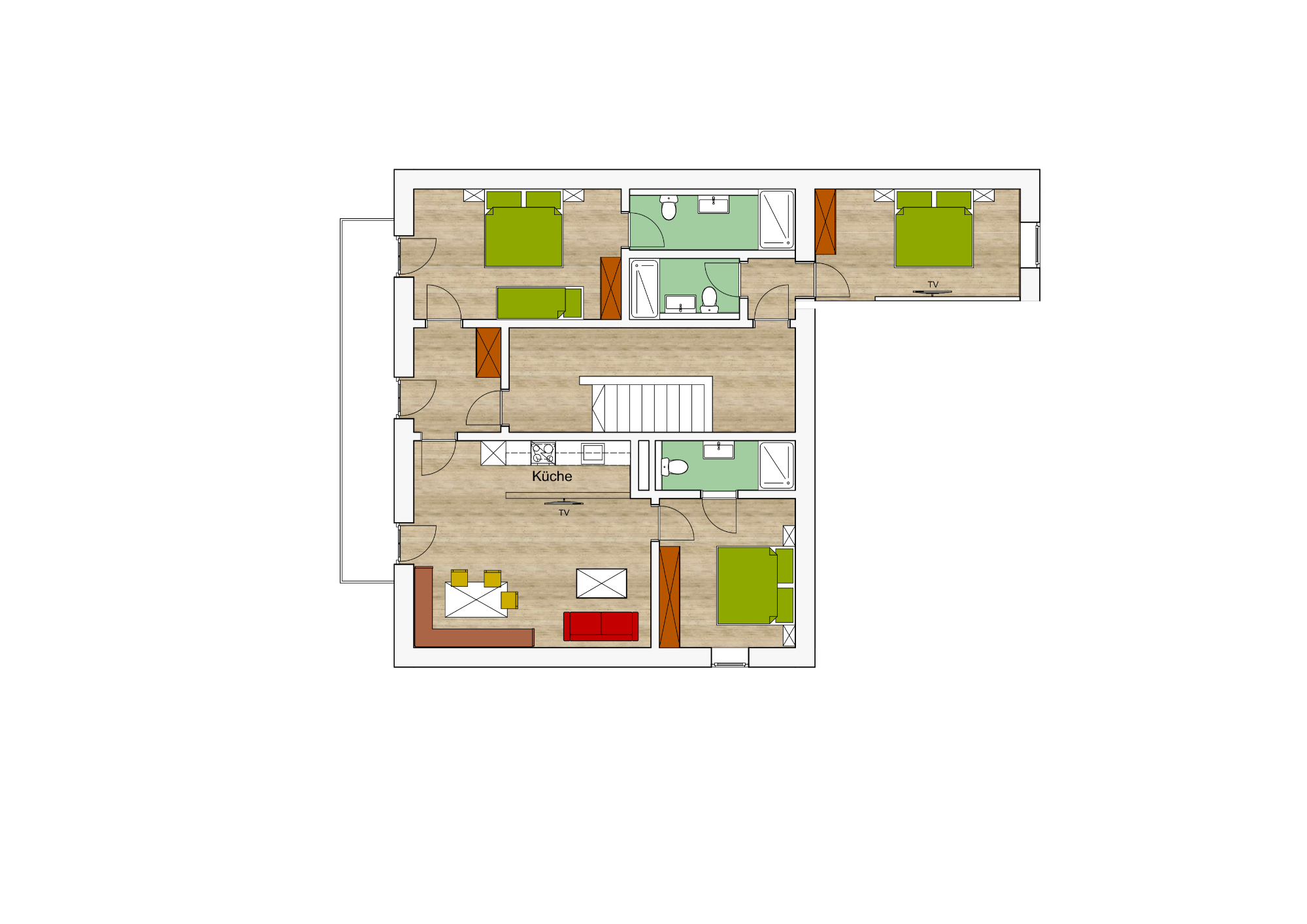 vacances à la ferme - Pongau - Bio-Bauernhof Torbauer Appartement im Bauernhaus