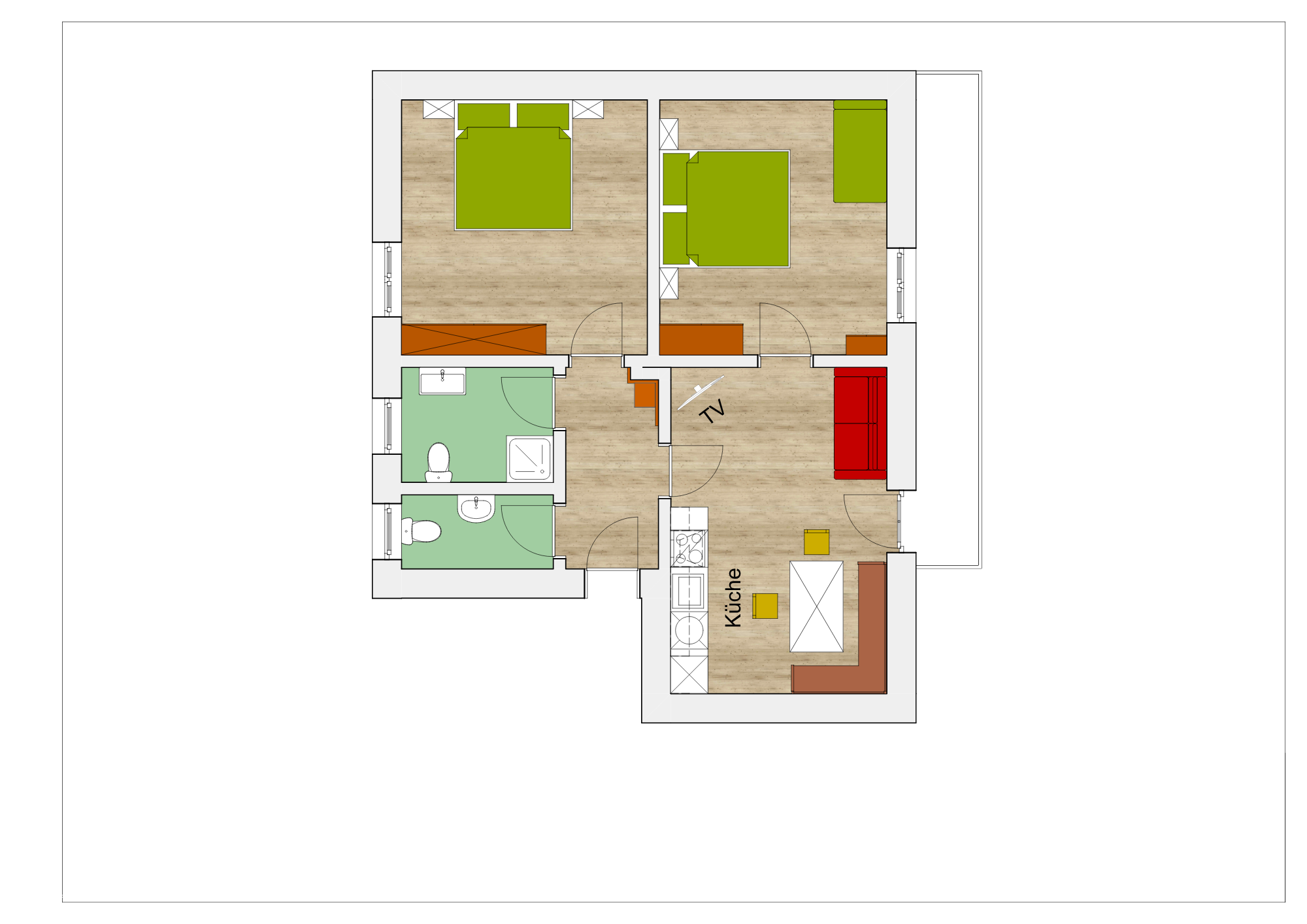 vacances à la ferme - Pongau - Bio-Bauernhof Torbauer Appartement 3 im Landhaus