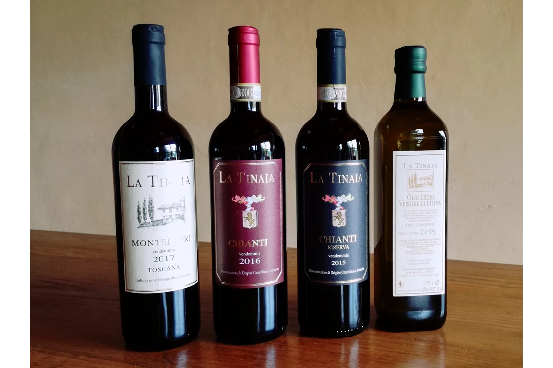 Ferien Bauernhof: Wir produzieren Chianti-Wein und natives Olivenöl extra, beide von ausgezeichneter Qualität. - Agriturismo La Tinaia