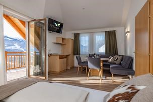 nawu apartments**** & Restaurant, die neue Leichtigkeit des Urlaubs Presentatie van de kamers Categorie V-appartementen