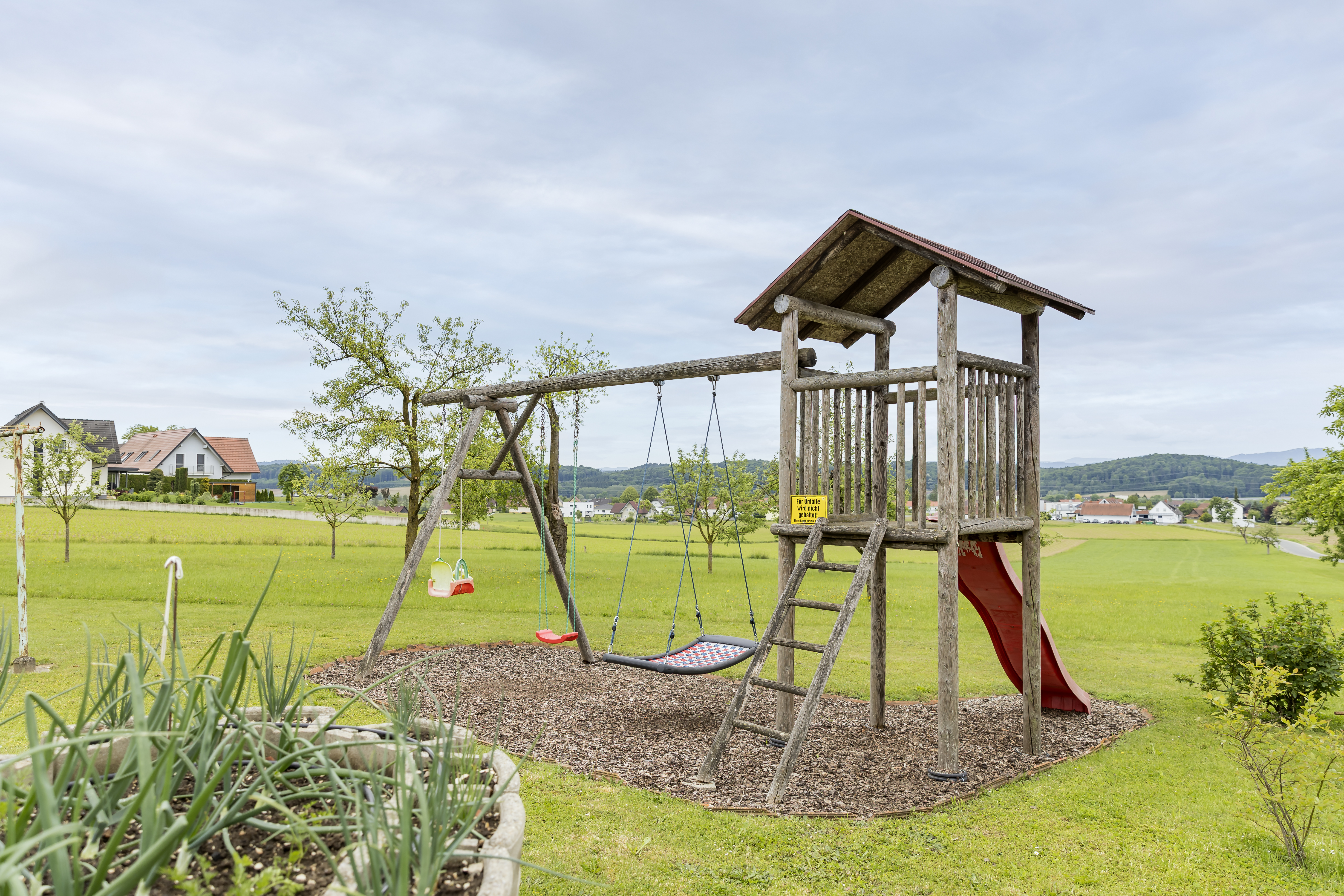 Ferien Bauernhof: Spielplatz für Kinder - Pracher Ermi - Buitenruimte