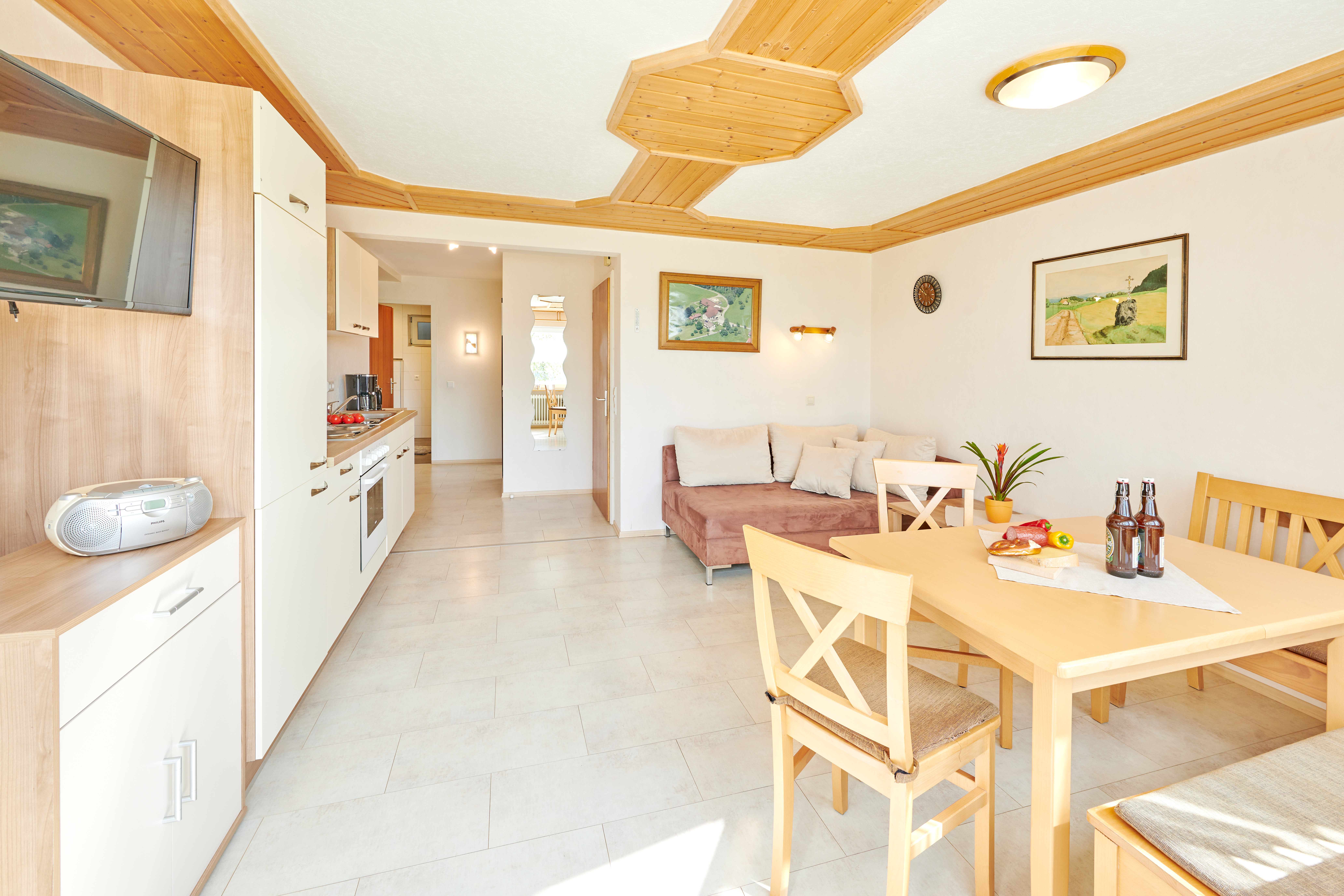 Ferienhof Frei Prezentacija soba Pogled na jezero