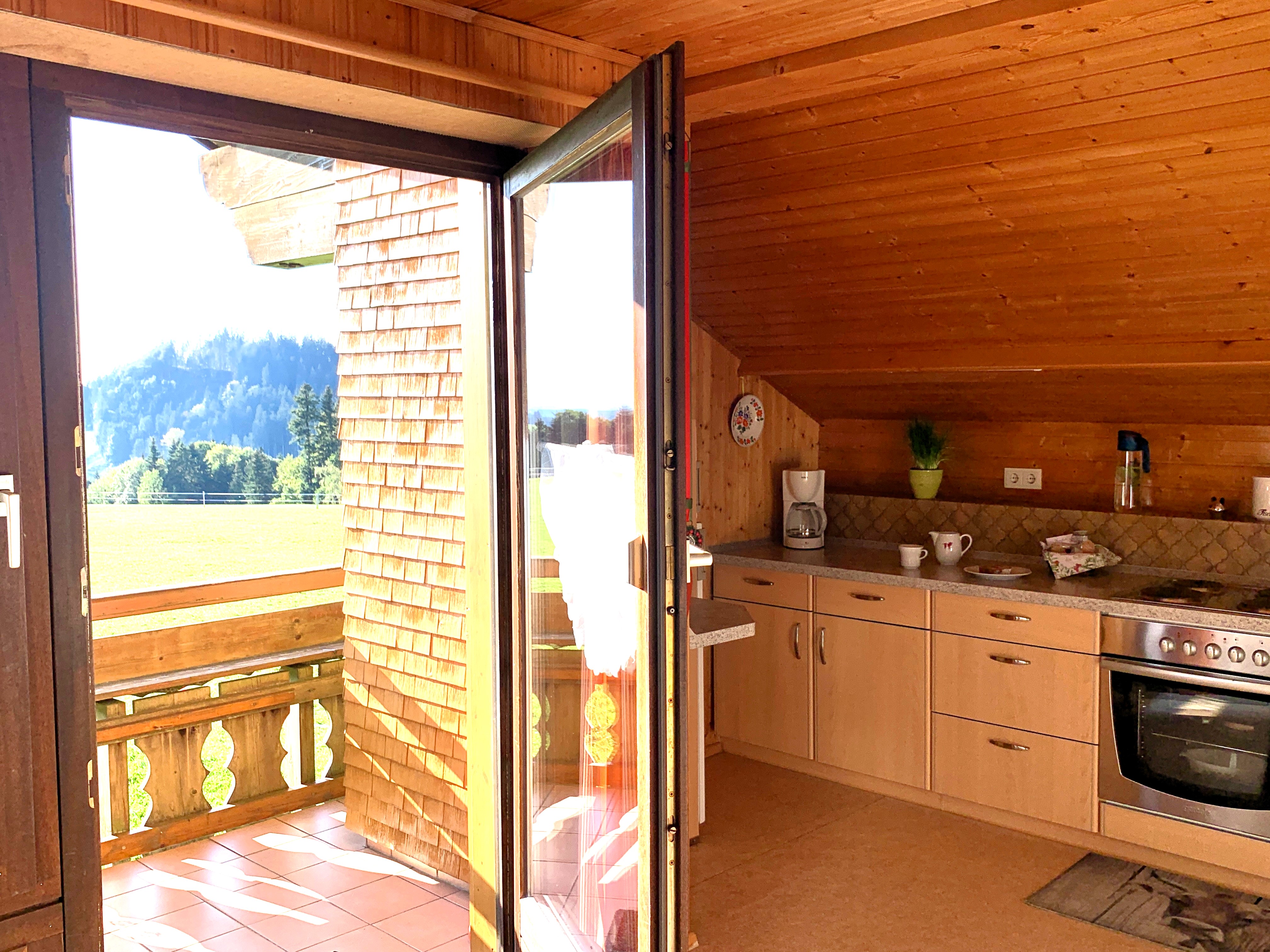 Ferien Bauernhof: FeWo Bergwiese Küche - Müller´s Ferienhof