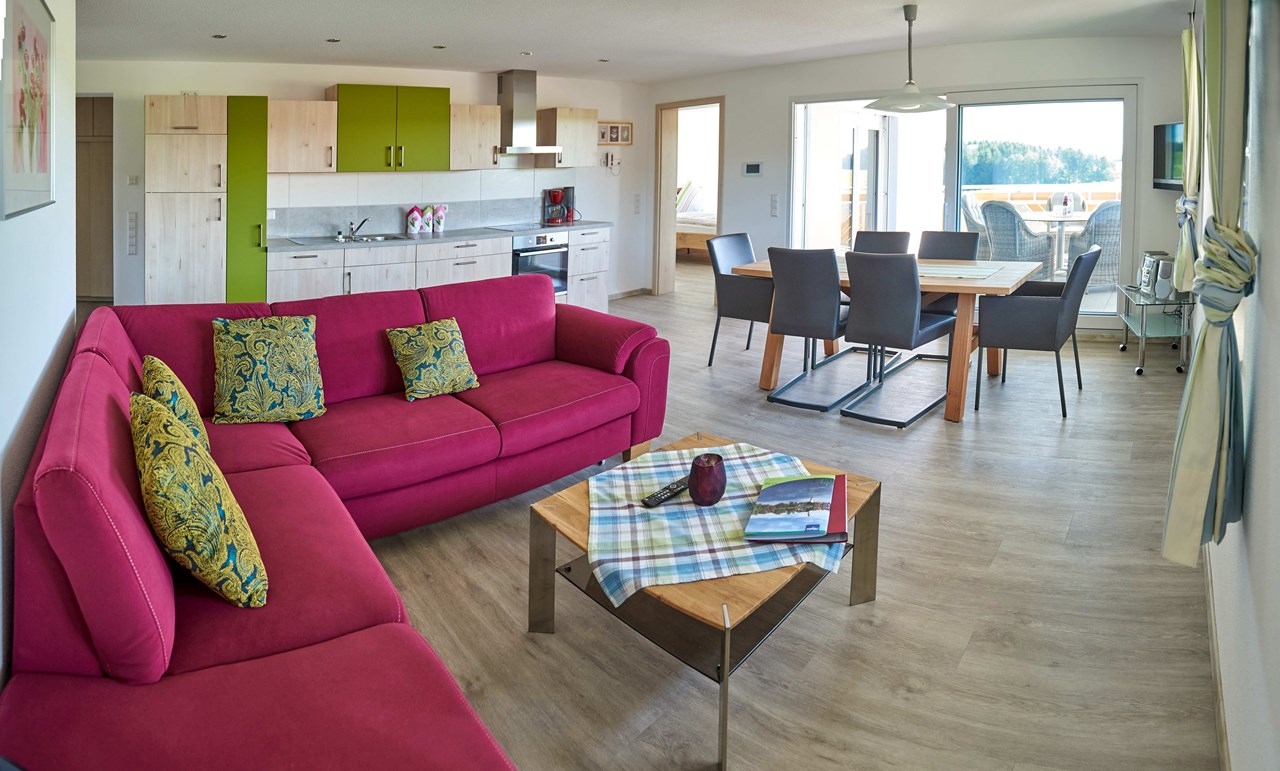 Ferienwohnung Kebachhof Presentation of the rooms Long-distance view