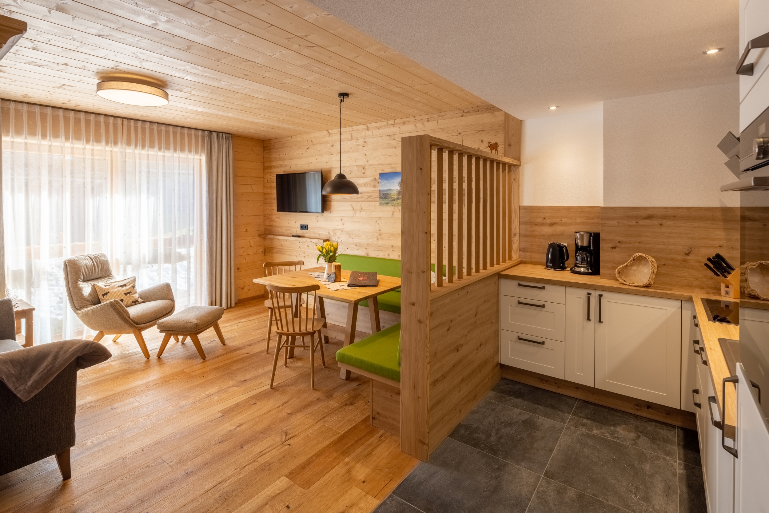 Ferienhof Herz Predstavitev prostorov Počitniško stanovanje "Pfohlschopf" *****