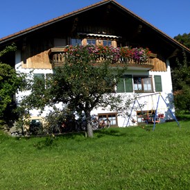Ferien Bauernhof: Ferienwohnung "Kleeblatt" im DG mit Balkon - Mockenhof