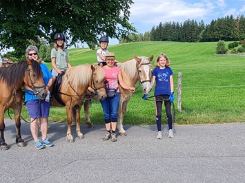 Lochbihlerhof in Wertach Nos animaux nos deux poneys de selle