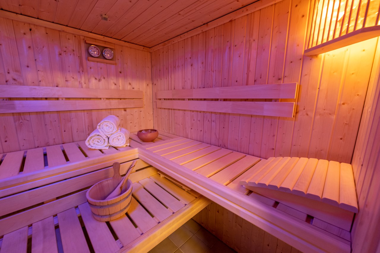 Landsitz Rocky Docky Vorstellung der Zimmer Sauna