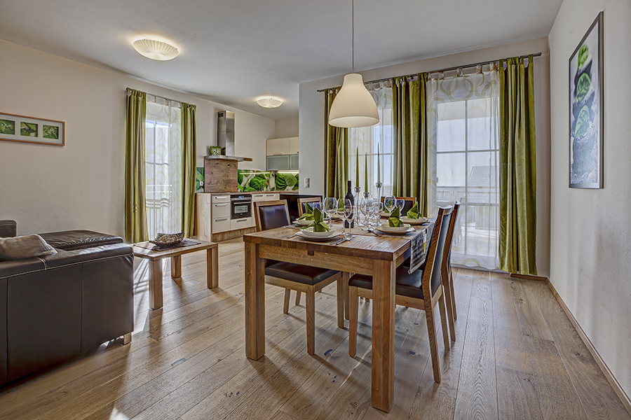 Schwalbenhof Presentatie van de kamers Vakantieappartement Ooievaarsnest