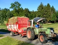 Ferien Bauernhof: Traktor mitfahren - Bayerischer Wald Kinder & Familienbauernhof in der Oberpfalz