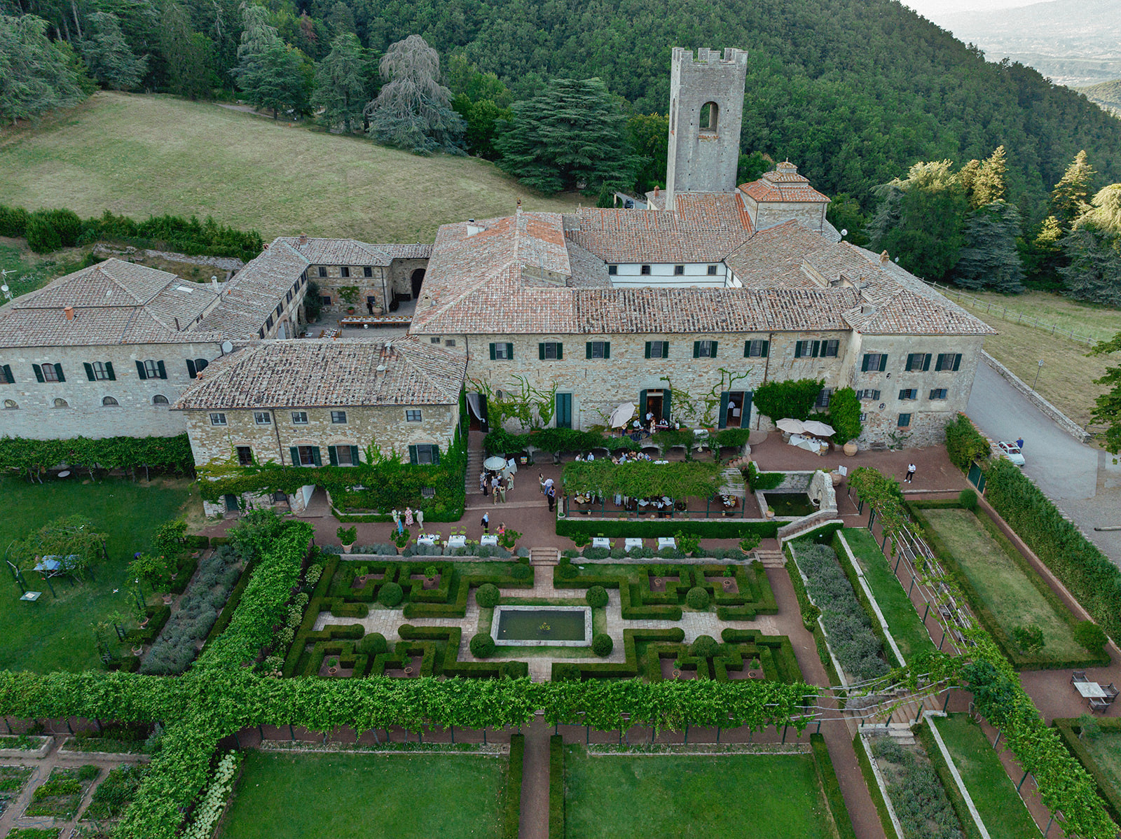Ferien Bauernhof: Badia a Coltibuono il giardino - Badia a Coltibuono