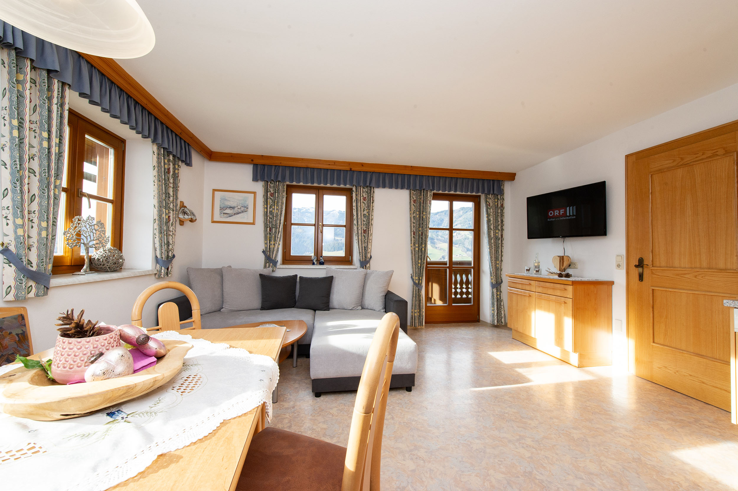 Ferien Bauernhof: Appartment Kirchblick - Lehenhof