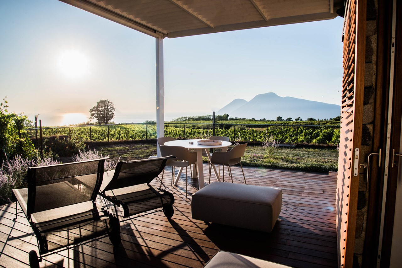 Tenuta di Castellaro Winery & Resort Vorstellung der Zimmer OBSIDIAN-HAUS