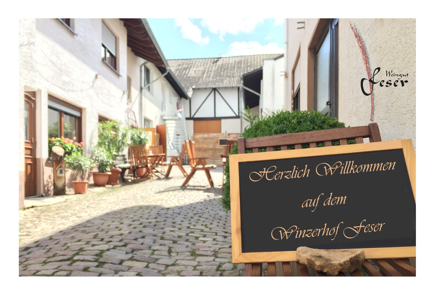 Weingut Feser mit Vinothek, Ferienwohnungen & Erlebnis Presentazione delle stanze “anno” e “allora”