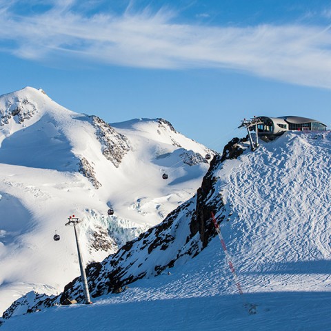 Ferien Bauernhof: Pitztaler Gletscher Wildspitzbahn - Apartpension Almhof - Reithof Pitztal - Winter