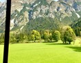 Ferien Bauernhof: Blick sus dem Fenster  - Alpen Appartements Oberlehengut HIDEAWAY