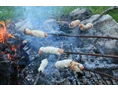 Ferien Bauernhof: Lagerfeuer mit Steckerlbrot - Bauernhof Hönigshof - Familie Kerschenbauer