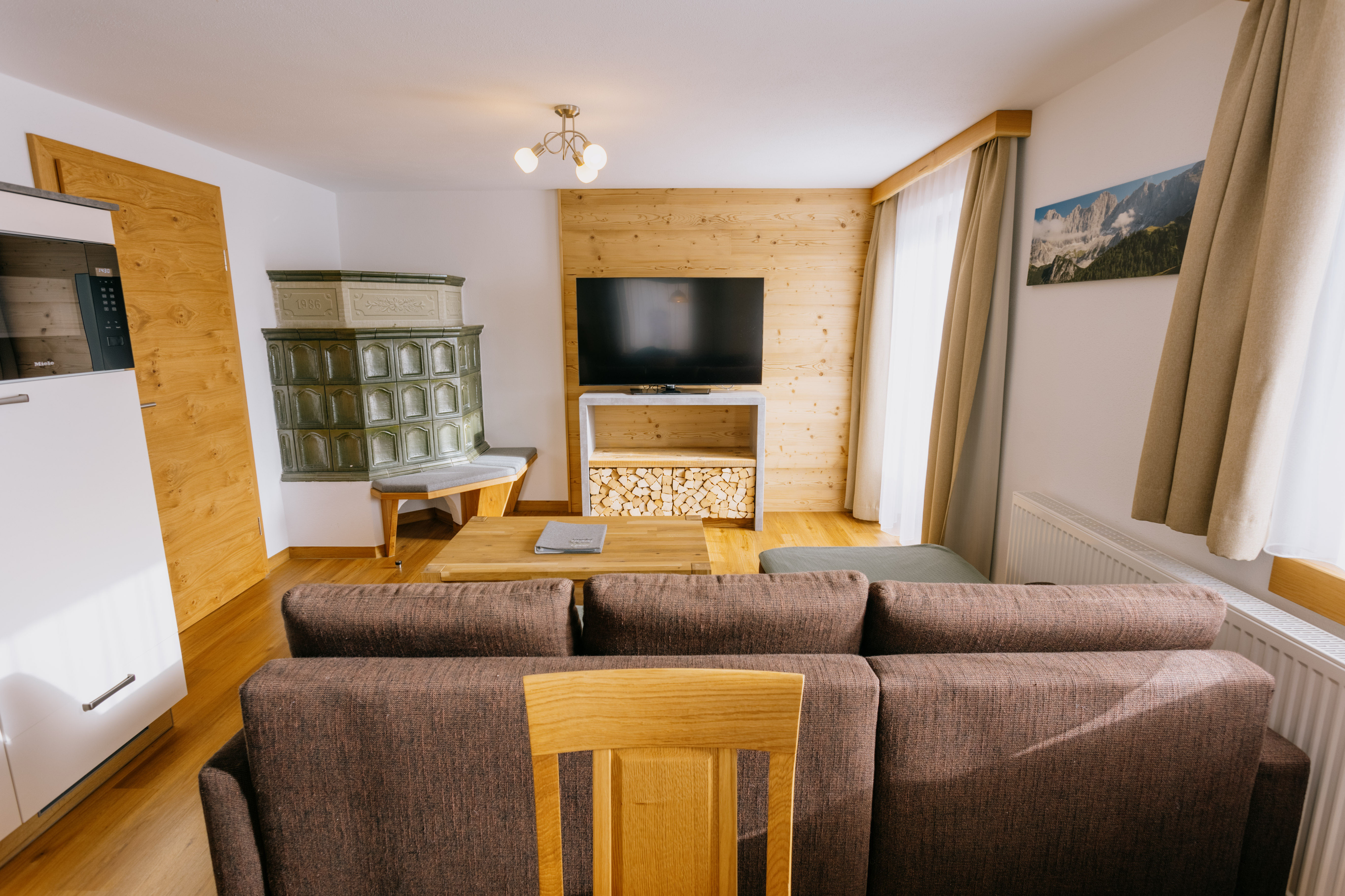 Bergbauernhof Irxner - Urlaub am Bauernhof mit Hund Présentation des chambres Appartement bleu ciel