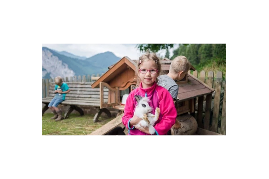 Ferien Bauernhof: Streichelzoo am Bergbauernhof Irxner - Bergbauernhof Irxner - Urlaub am Bauernhof mit Hund