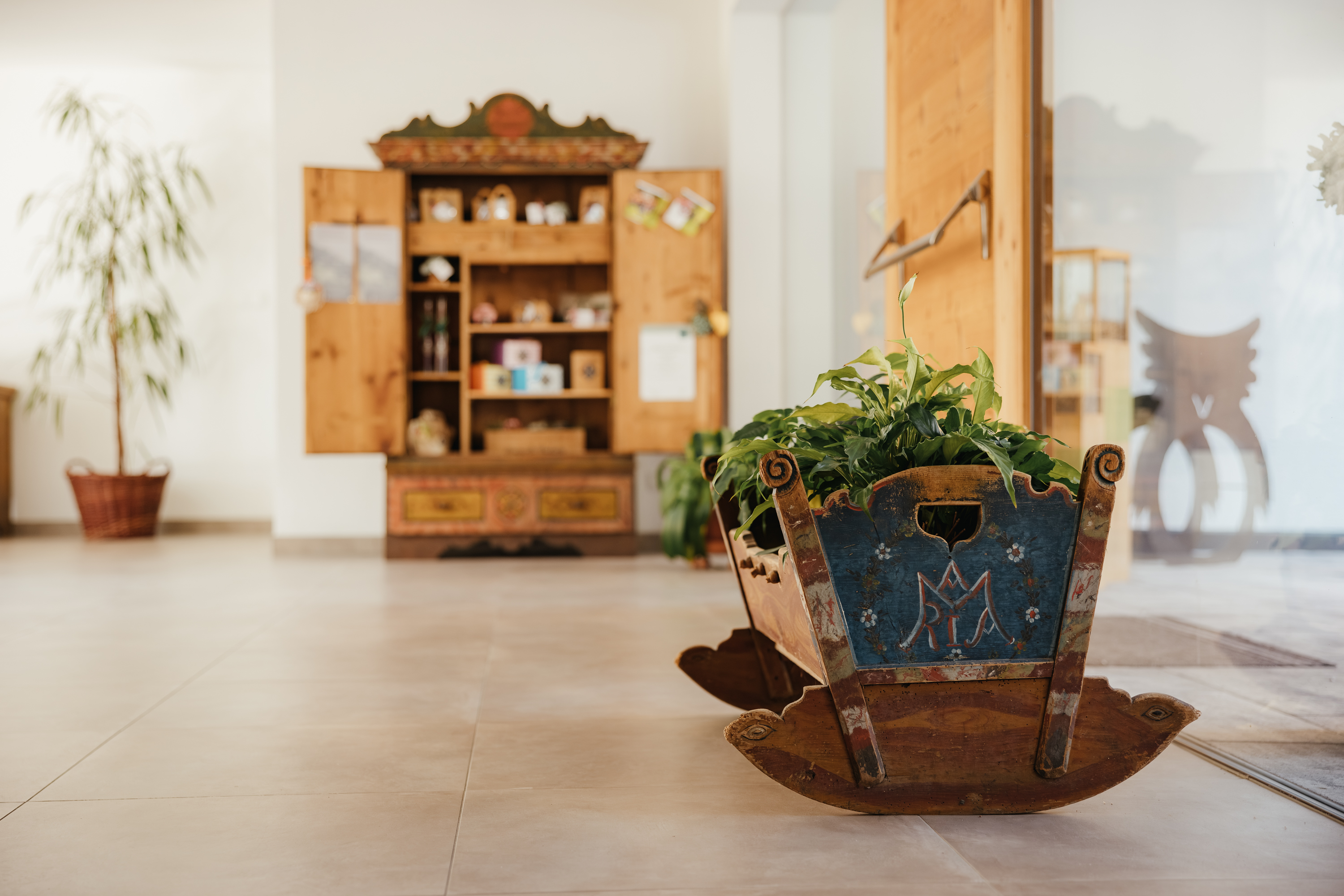 Ferien Bauernhof: Lobby - Untermairhof Appartments Residence