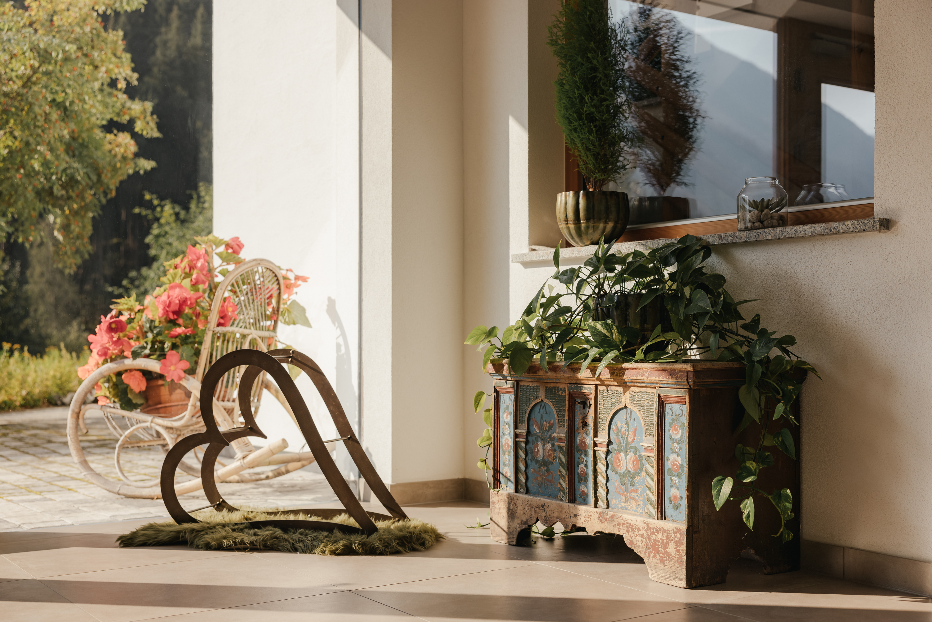 Ferien Bauernhof: Lobby - Untermairhof Appartments Residence