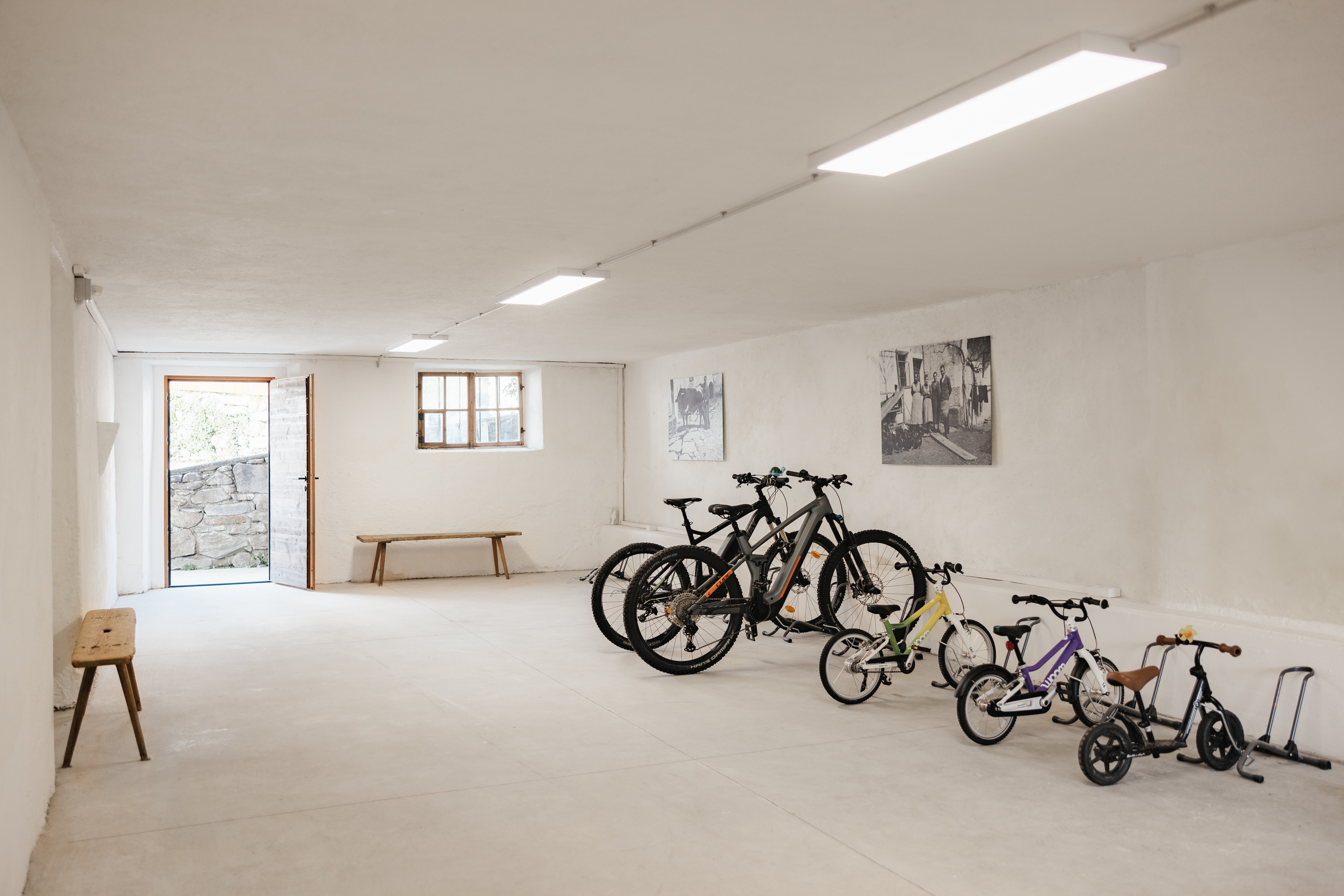 Ferien Bauernhof: Fahrrad- und Skidepot - Untermairhof Appartments Residence