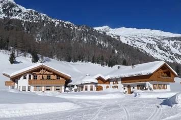 Ferien Bauernhof: Winter am Oberhof in sonniger Lage. - Oberhof