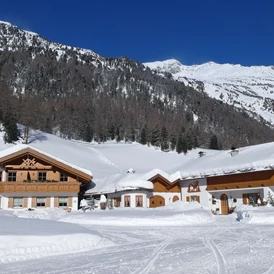 Ferien Bauernhof: Winter am Oberhof in sonniger Lage. - Oberhof