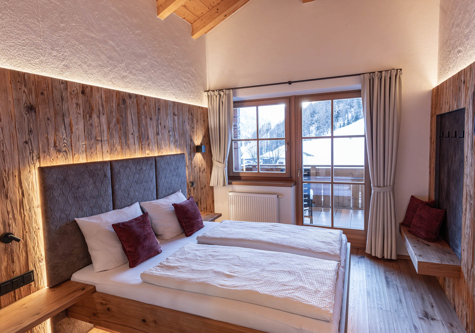 vacanza in fattoria - Frühstück - Wohlfühlatmosphäre mit viel Holz in den Schlafzimmern  - Oberhof