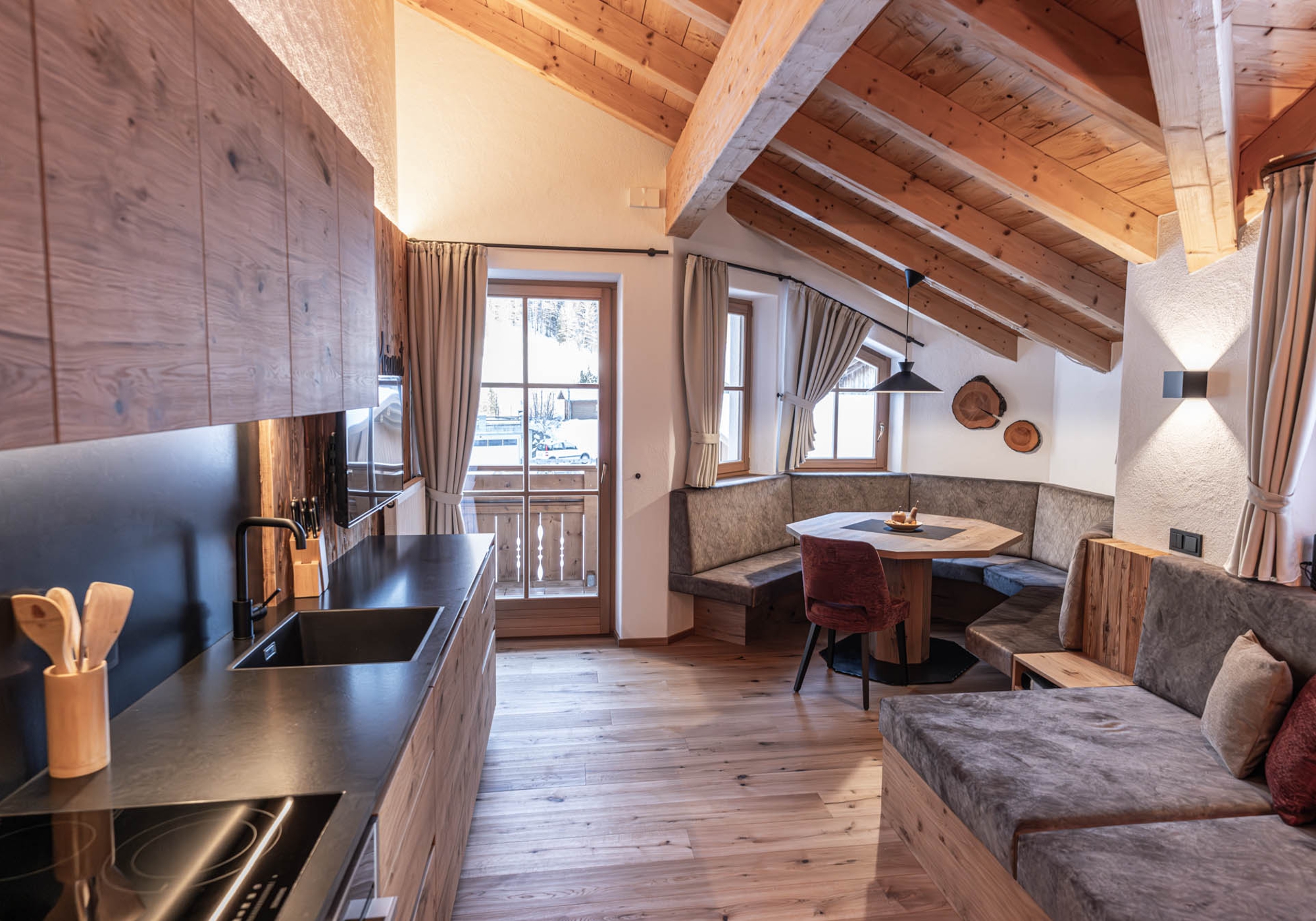 vacanza in fattoria - Frühstück - Gemütlichkeit in der Wohnung Herzlalm - Oberhof