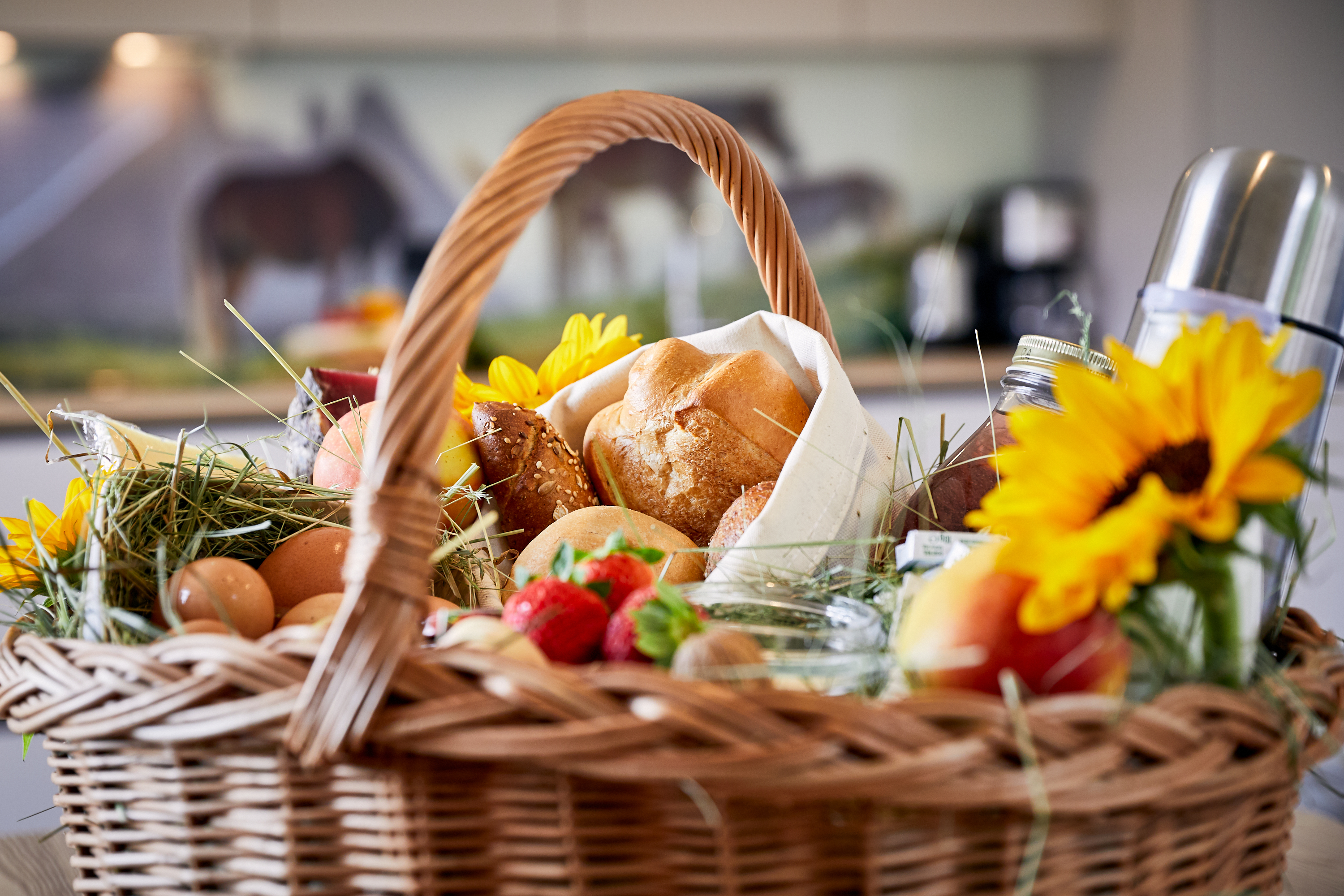 vacanza in fattoria - Frühstück - Oberfelsonnerhof