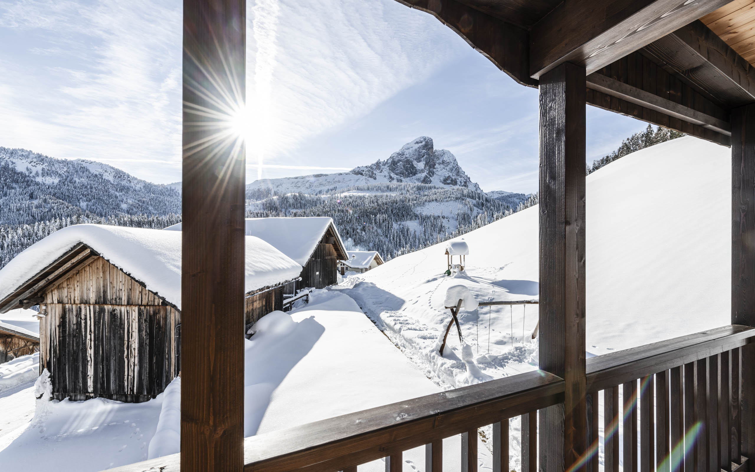 Ferien Bauernhof: Fornellahof-La Majun