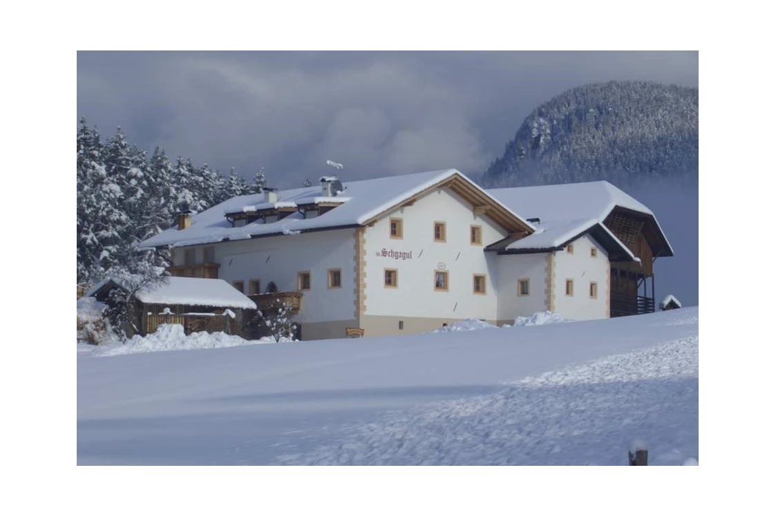 Ferien Bauernhof: Hof im Winter - Schgagulerhof