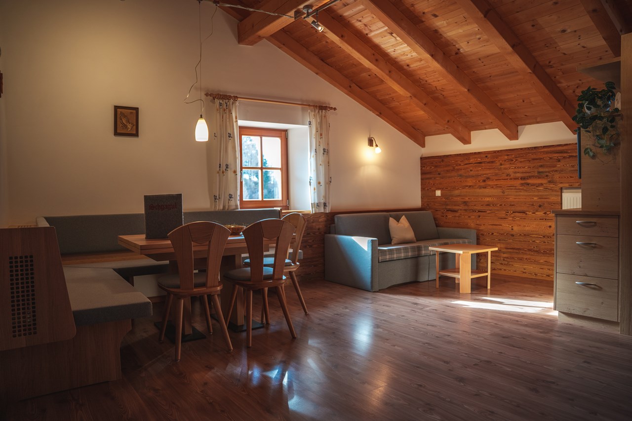 Schgagulerhof Presentation of the rooms Schlern