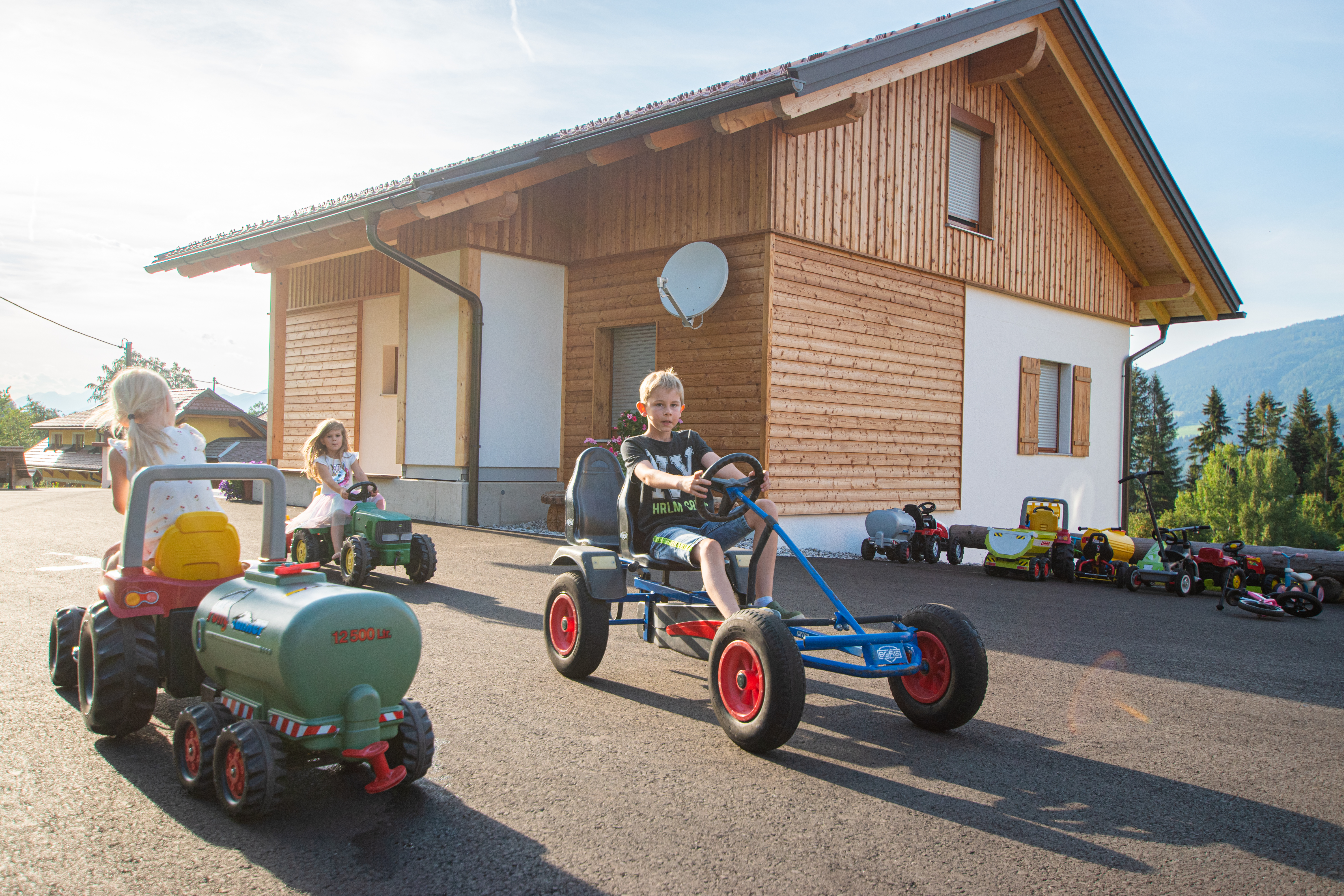 vakantie op de boerderij - Streichelzoo - Oostenrijk - Chalets und Apartments Hauserhof