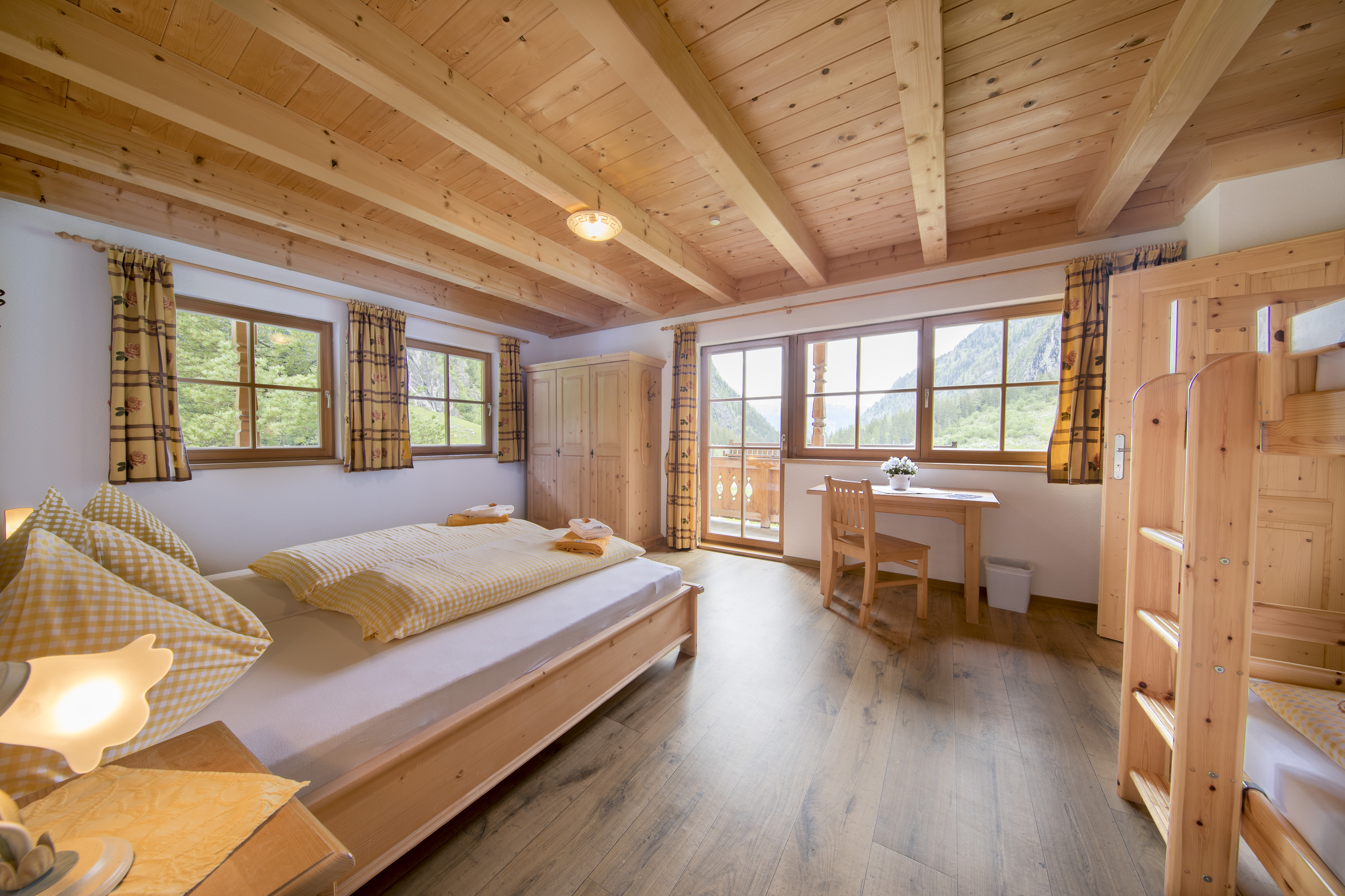 Enzianhütte Presentatie van de kamers familiekamer