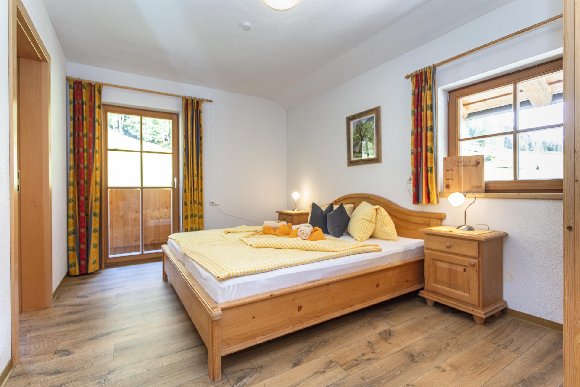 Ferien Bauernhof: Zimmer für 2 Personen - Enzianhütte