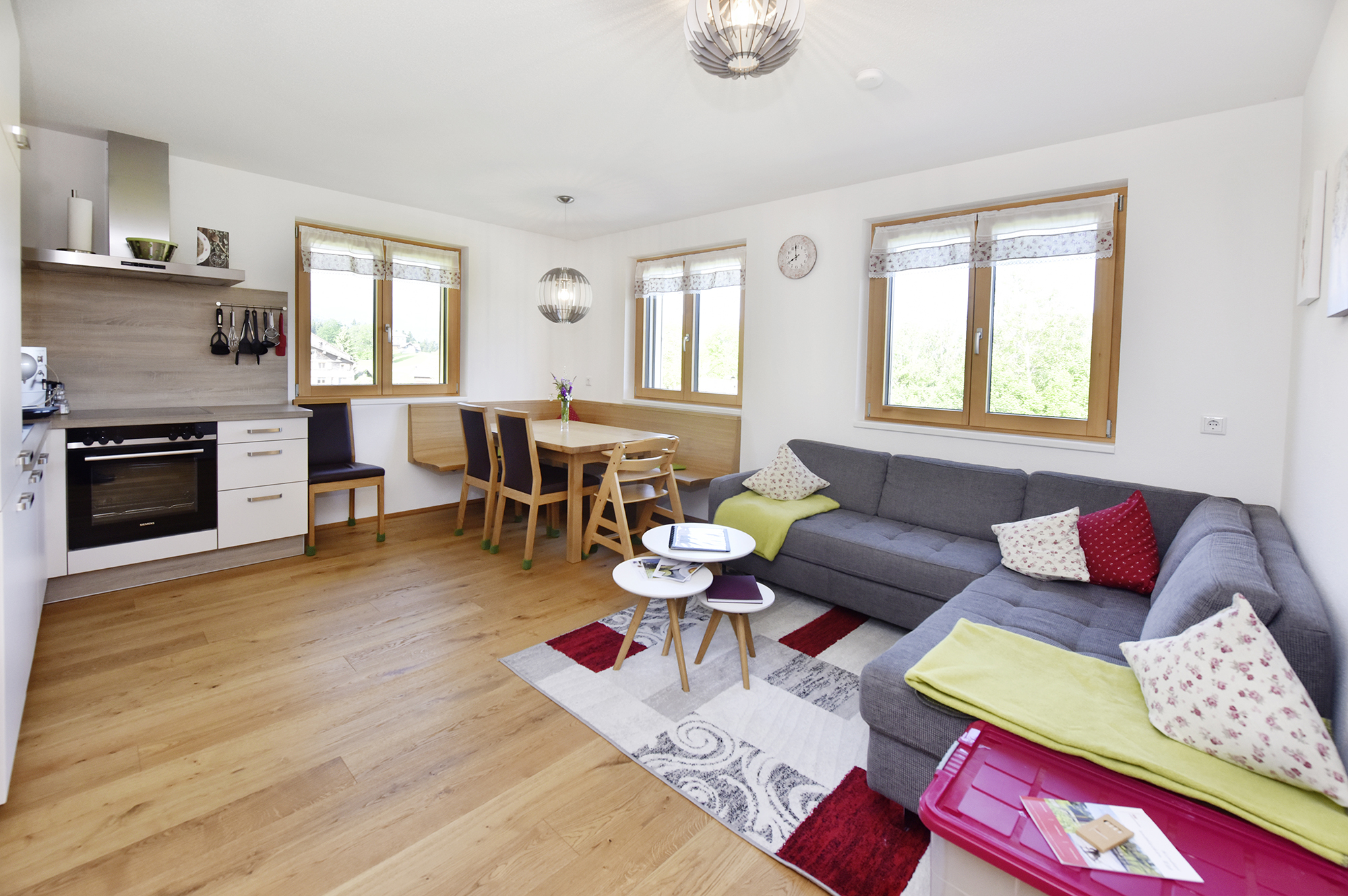 Urlaub auf dem Bauernhof - Schwimmen - Österreich - Wohnküche - Ausblickhof