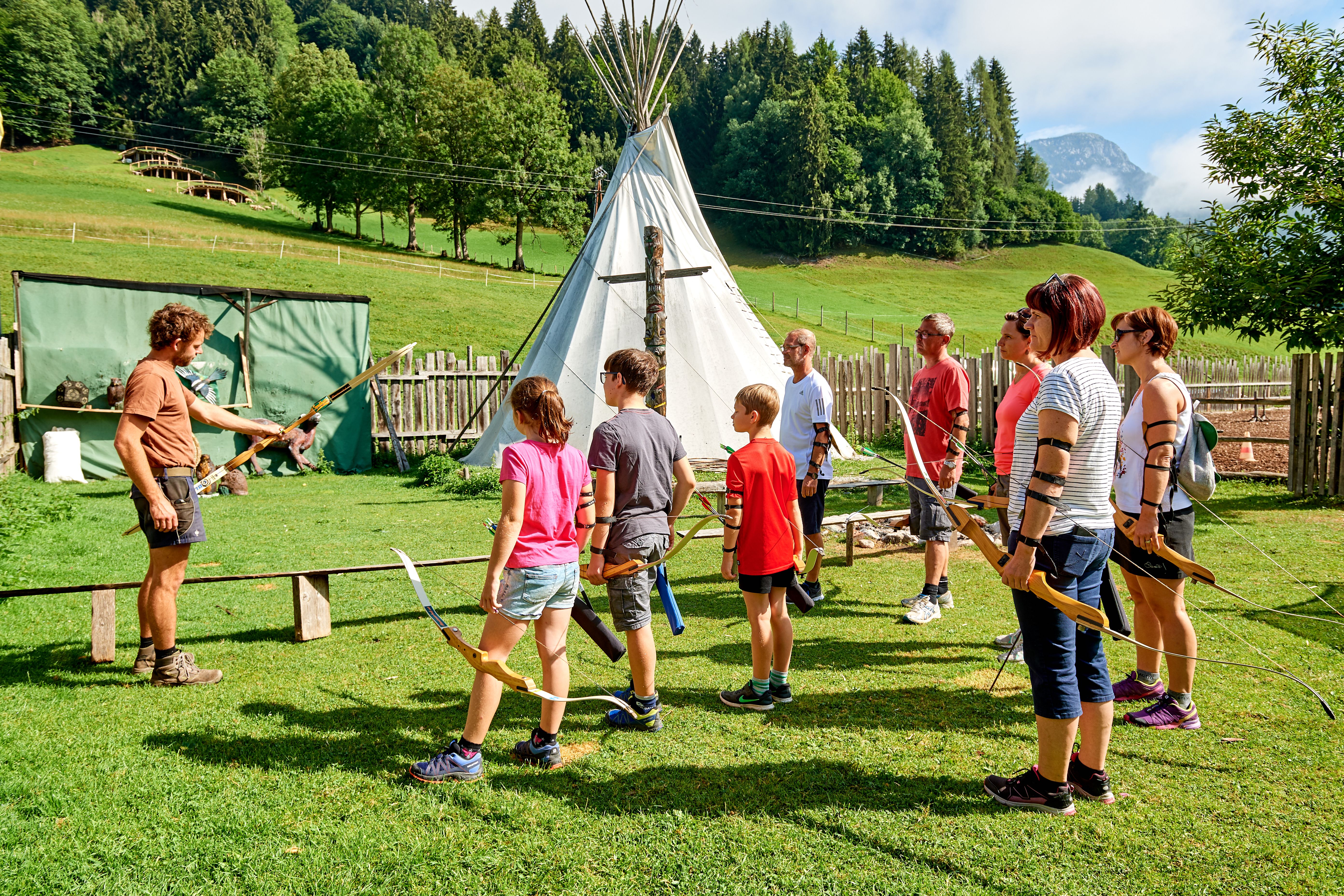 vacances à la ferme - Bogenschießen - Abenteuerhof Schiefer