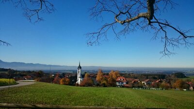 Ferien Bauernhof:  Blick auf Söllhuben - Schnellnhof