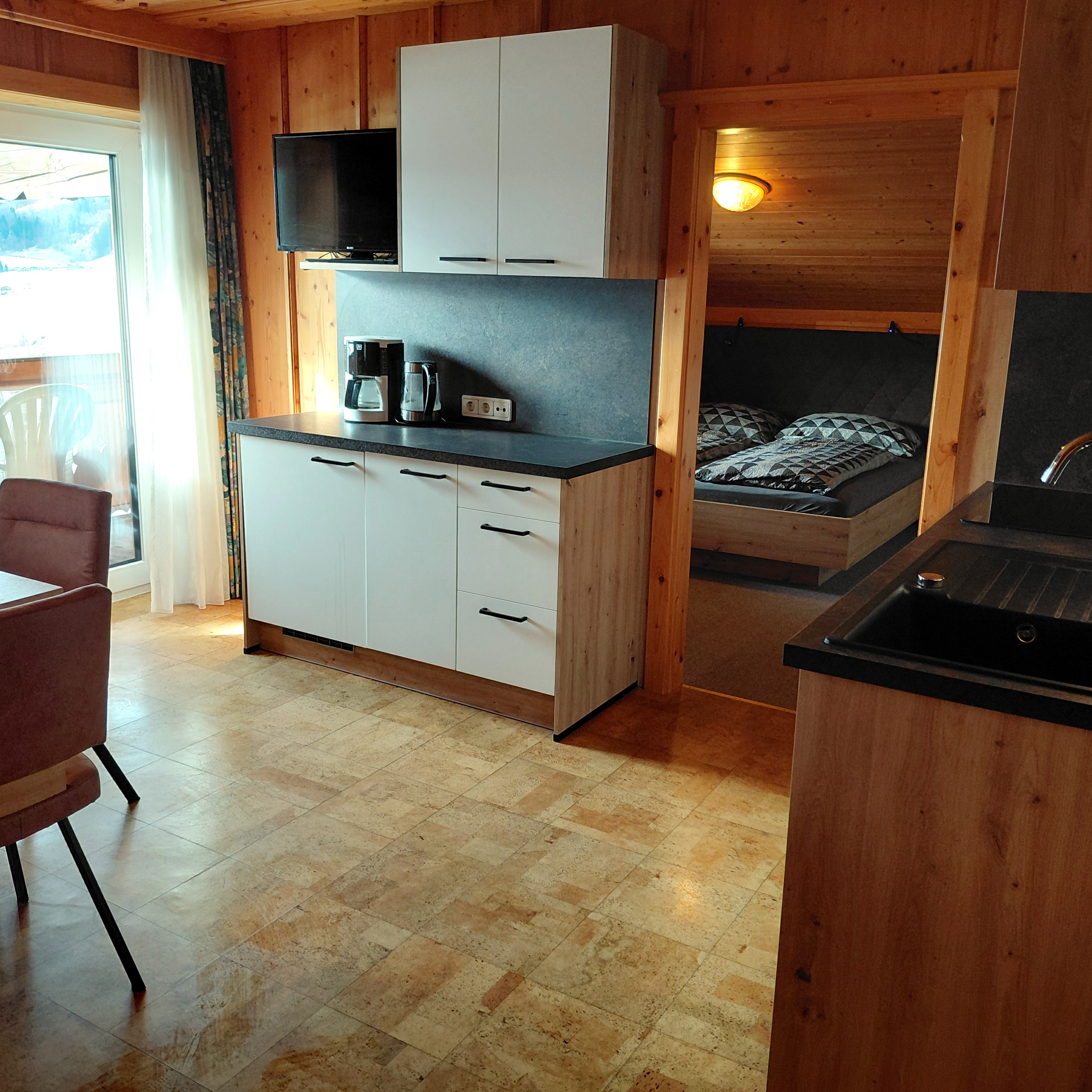 Ferien Bauernhof: Talblick Küche - Steinerbauer - Urlaub am Biokinderbauernhof