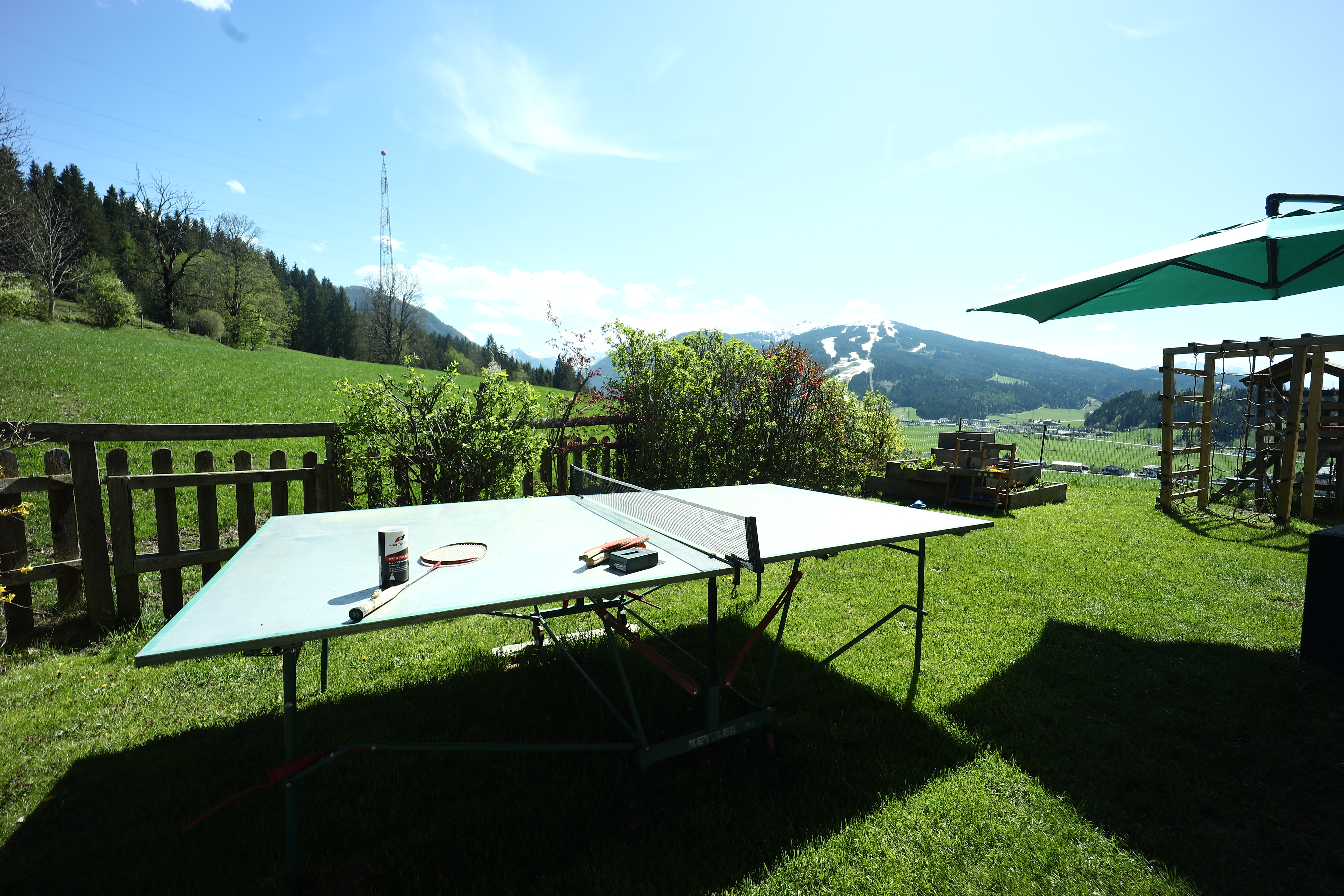Ferien Bauernhof: Tischtennis - Steinerbauer - Urlaub am Biokinderbauernhof
