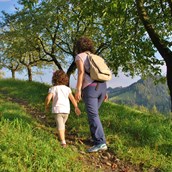 Angebote-Urlaub-am-Bauernhof: Gemeinsame Wanderung und dabei die Schönheiten vom Almenland entdecken. - Ein Rucksack voll Familienspaß