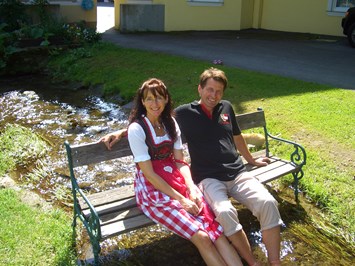 Ferien am Talhof host Hermann and Andrea Kogler